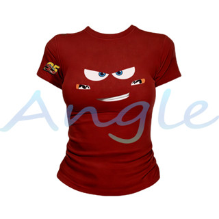 (จัดส่งตลอด 24 ชั่วโมง）Angle Official เสื้อยืดลำลองผู้หญิง พ…