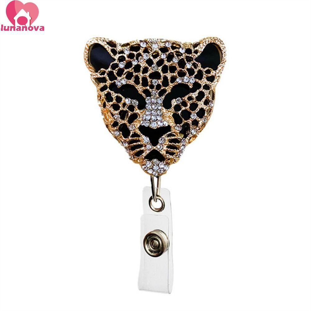 LUNANOVA ชื่อ Badge Reel Bee พยาบาลพนักงานอุปกรณ์สํานักงานทํางานการ์ด Pass Card Chest Card Badge Hol