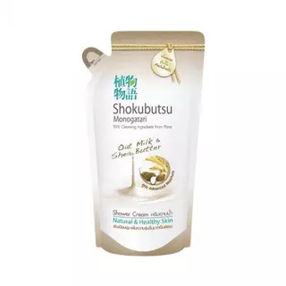 แพ็ค 3 ถุง Shokubutsu โชกุบุสซึ ครีมอาบน้ำ แบบถุงเติม 400-500 มล. เจลอาบน้ำ ครีมอาบน้ำโชกุบุสซึ กลิ่นหอมสดชื่น