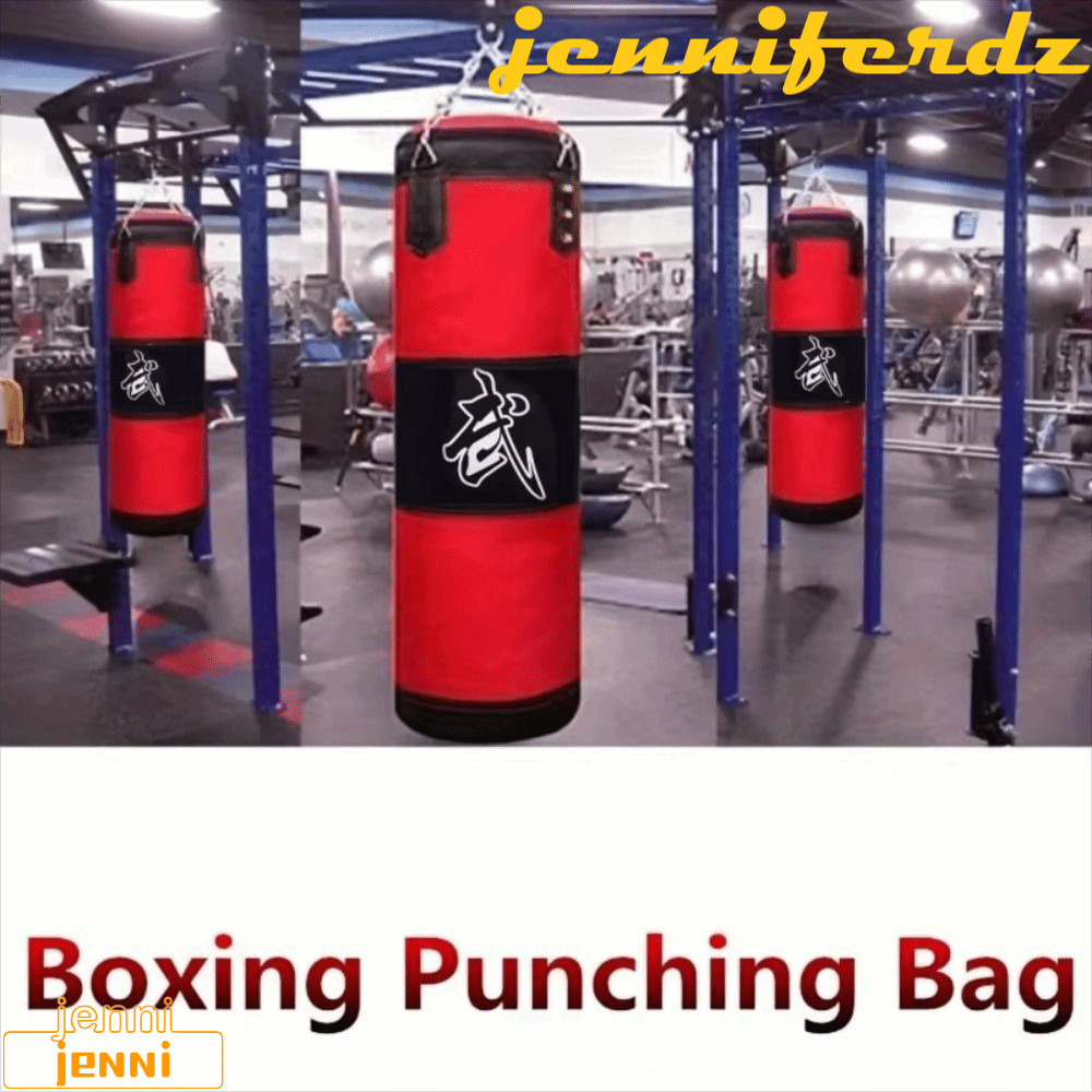 JENNIFERDZ Oxford Boxing Bag, Hollow 60/80cm Boxing Punching Bag, Kickboxing Bag Oxford Fitness Trai