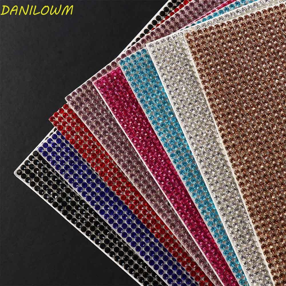 DANILOWM Gem Stickers สติ๊กเกอร์แต่งรถกลิตเตอร์มีกาวในตัว