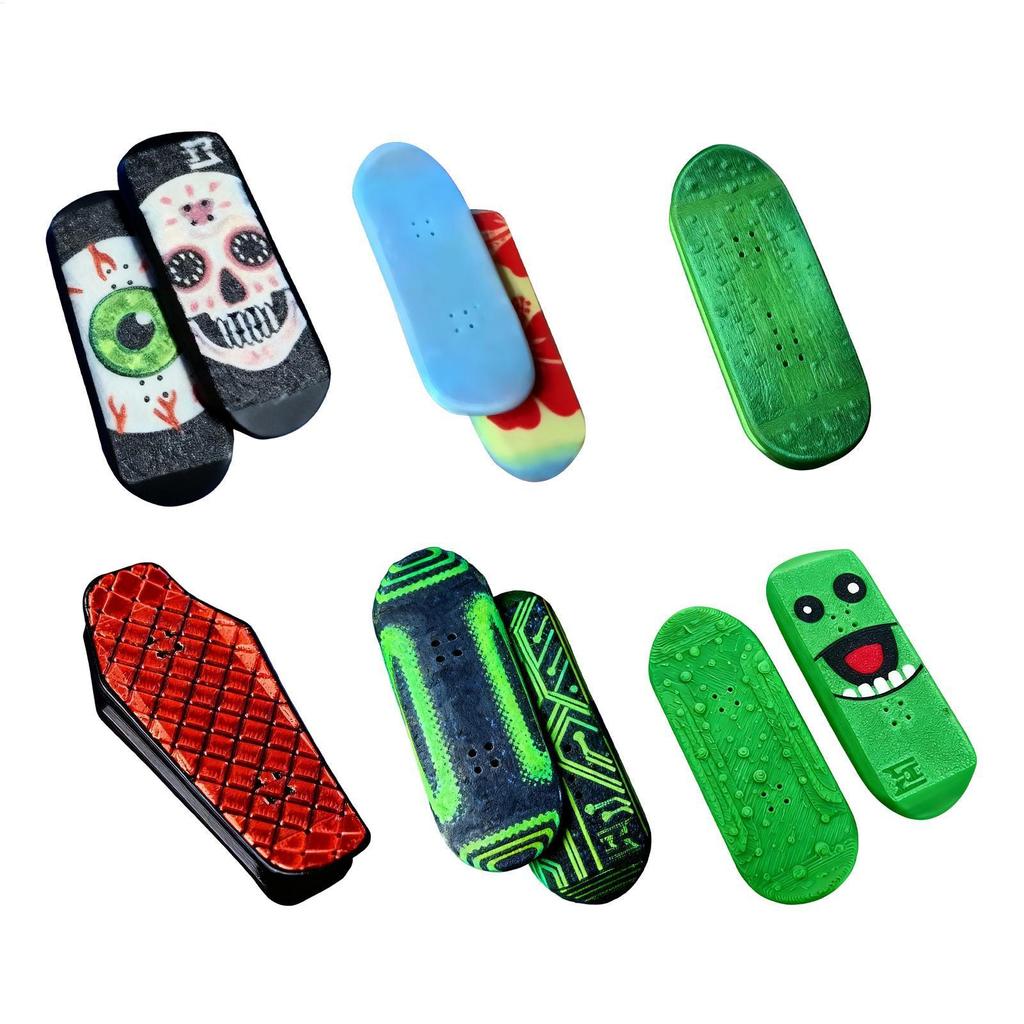 สเก็ตบอร์ดแม่เหล็ก Fidget ของเล่นแม่เหล็ก Stuffers Favors Fingerboard กระดานนิ้วมือสําหรับความเครียดบรรเทาเด็ก tayenith