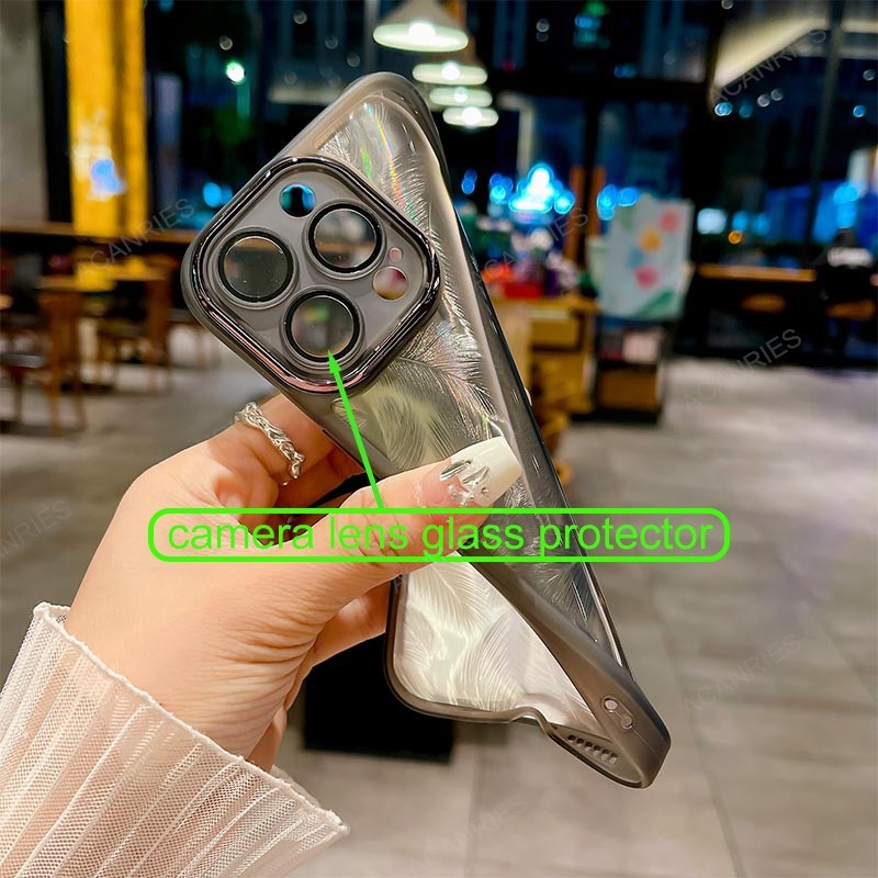 สําหรับ infinix Note Edge 5G 2026 เคสโทรศัพท์ปลอกใส NoteEdge infinixNoteEdge นุ่มคู่เปลือกกันกระแทก TPU ซิลิโคนชุบโปร่งใสปกหลัง ราคา ถูกที่สุด ดีลบีเคเค แกลเลอรีภาพที่ 4