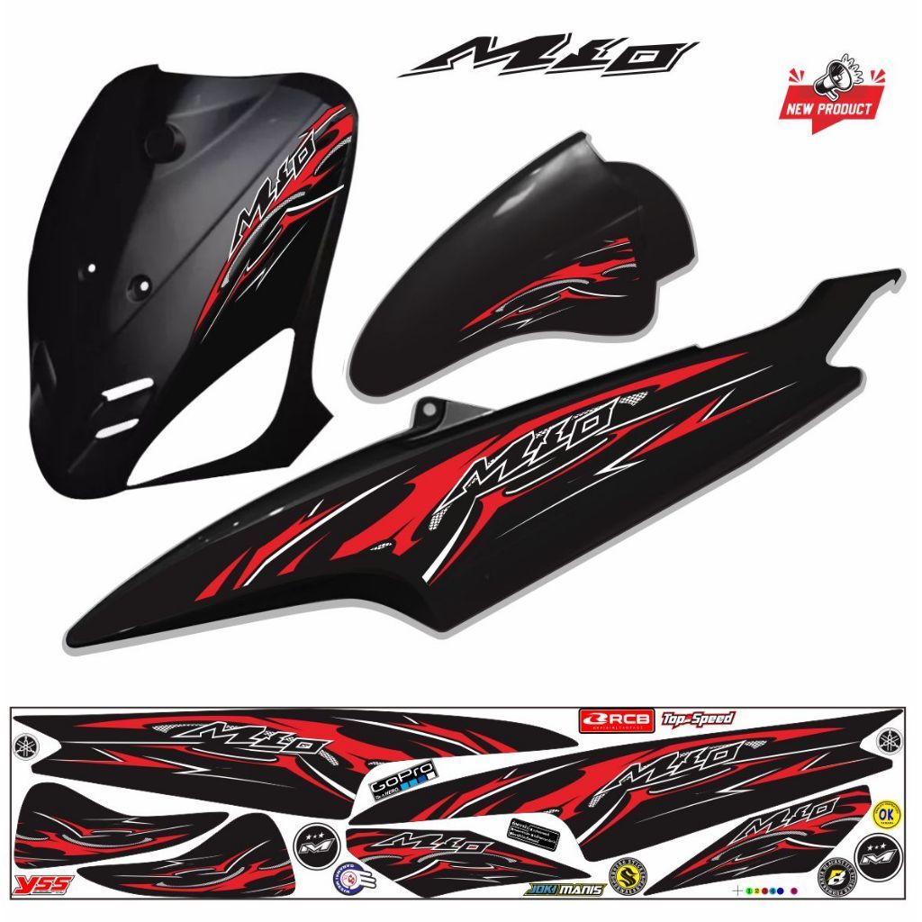 MIO OLD STICKER / MIO SPORTY STRIPING / MIO 110 MOTORCYCLE STRIPING VARIATION