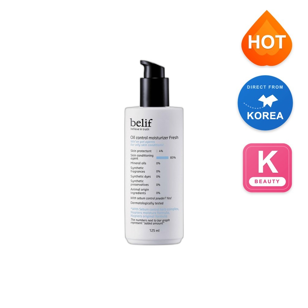 [Belif] Oil control Moisturizer fresh 125 ml / Korean Moisturizer / Oil Control / ของแท้ 100% โดย Se