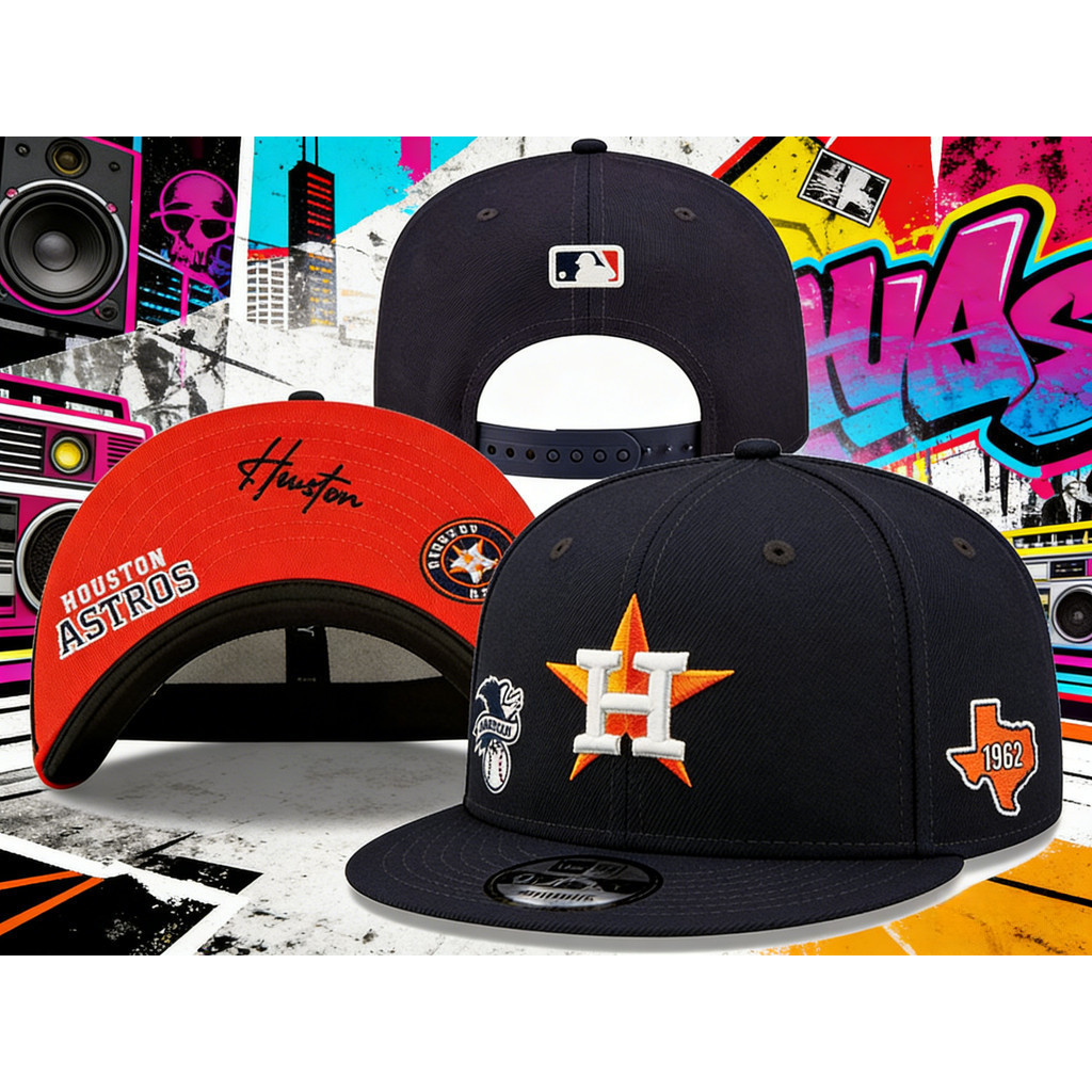 AAคุณภาพดียุคใหม่Houston AstrosFull on the aurabaseball caps for men9FORTYLadys fedora hatCasualVers