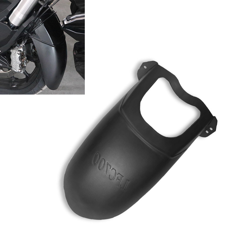 HZ ใหม่ LFC700 รถจักรยานยนต์ด้านหน้ายาง Hugger Fender Mudguard ล้อขยาย Splash Guard LFC-700 Fit สําห