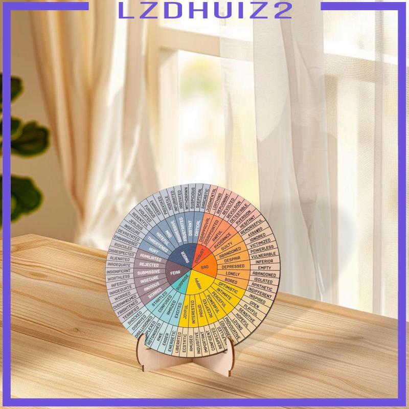 [Lzdhuiz2] Feeling The Wheel with A Stand, The Table in Round Wood, The Decor of The