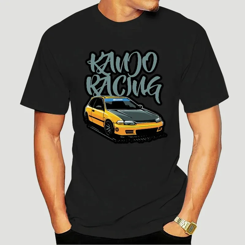 เสื้อยืดผู้ชาย EG6 Kanjo Racing Spoon JDM Car เสื้อยืดผู้หญิง 3917X