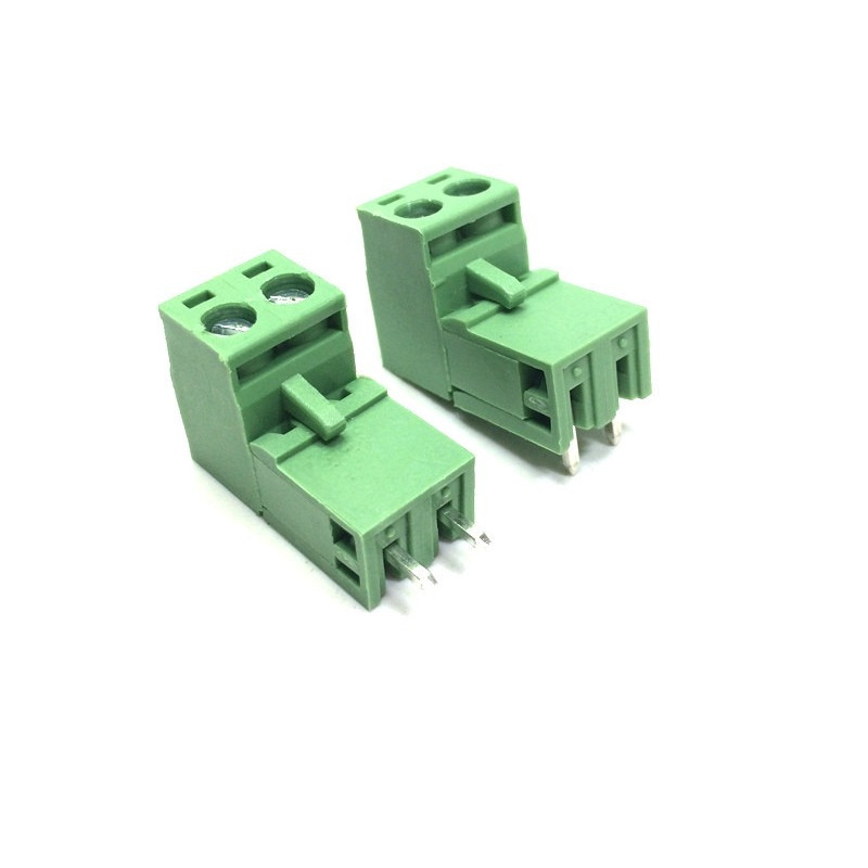 ร้านไทย 5ชุด 2 edg 5 . 08 มม. kf 2edg 2p 2pl pcb อุปกรณ์หัวปลั๊กซ็อกเก็ตเชื่อมต่อ