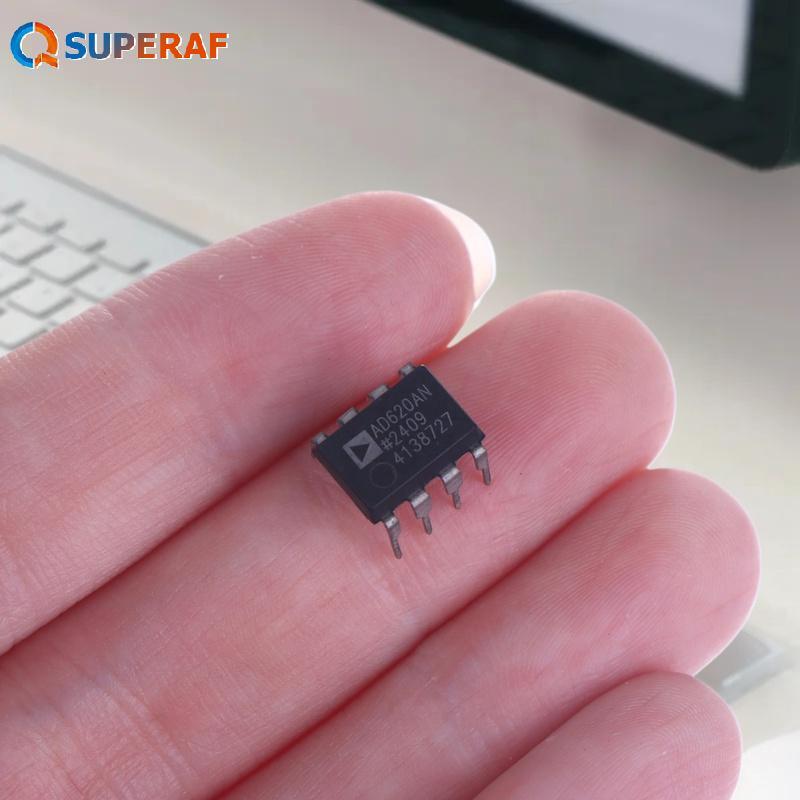 SUPERAF 1 ชิ้น DIY อุปกรณ์เสริมใหม่ AD620ANZ AD620AN AD620 DIP8 ต่ําเครื่องมือเครื่องขยายเสียง Elect