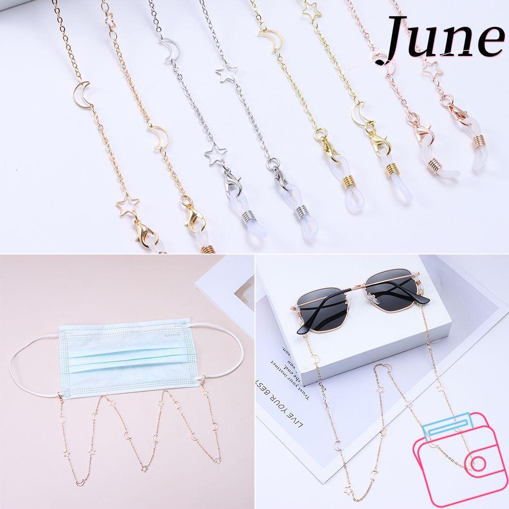 JUNEGOODS Lanyards Cord Holder Star Moon Anti-lost Punk Jewelry