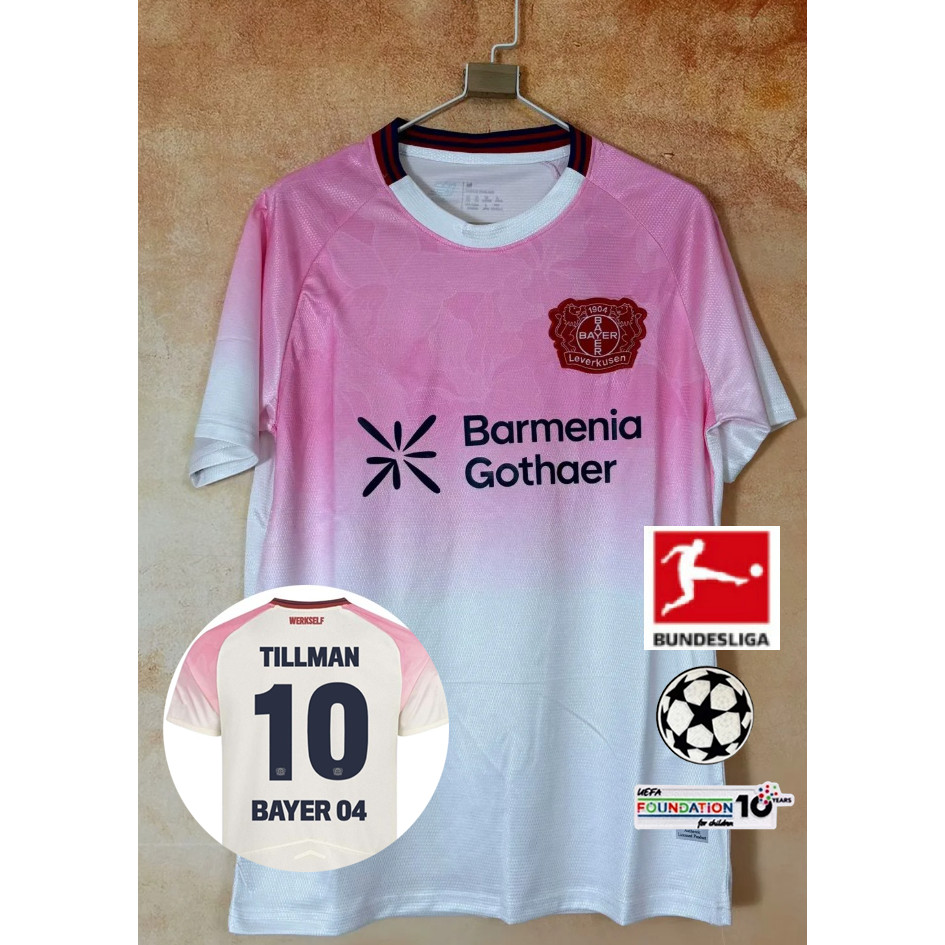 25/26 เสื้อฟุตบอลผู้ชาย Bayer Leverkusen away fangs