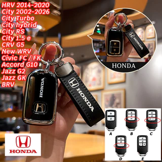 HONDA CRV G5 City RS City Turbo WRV HRV 2016 รีโมทคอนโทรลฝาครอบกุญแจ Accord G10 Civic FC FK Jazz G2 Jazz GK BRV Honda เคสกุญแจรถ