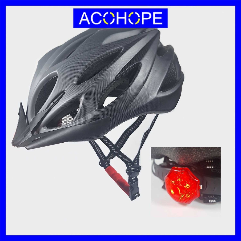 Afope Bicycle Helmet หมวกกันน็อคจักรยานสกู๊ตเตอร์พร้อมไฟท้าย - BK-168
