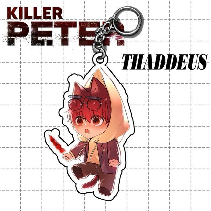 Gantungan kunci killer peter Akrilk 2 sisi - Cute Edition - THADEUS
