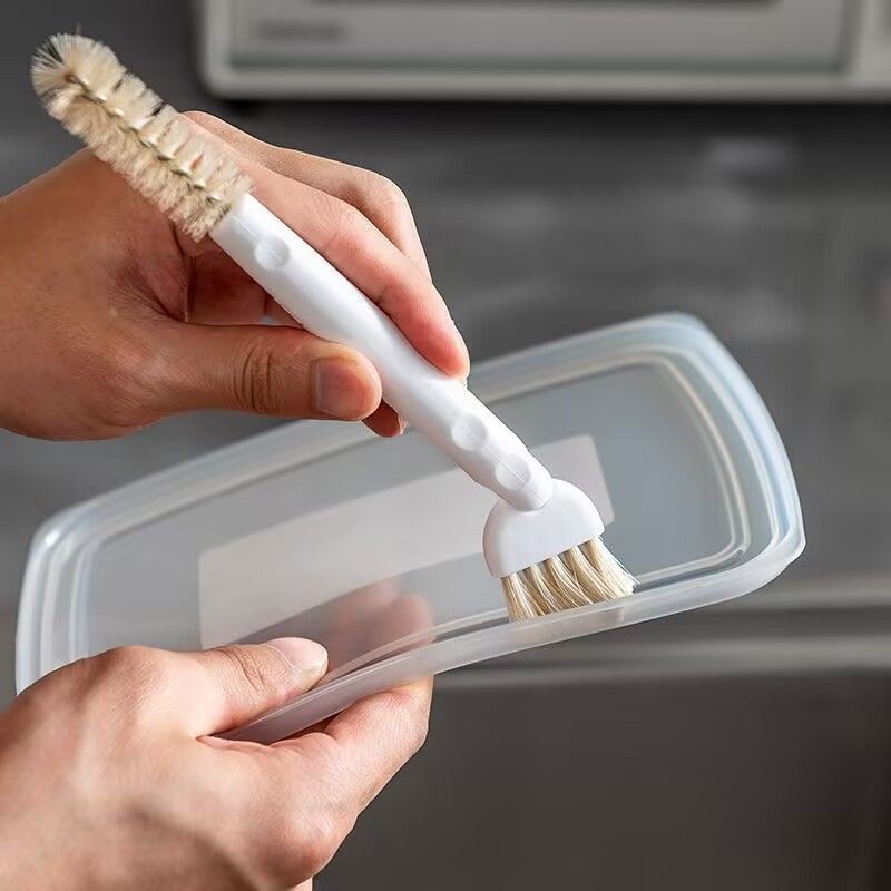 cleaning brush 多功能杯盖刷双头保温杯边角缝隙刷奶瓶刷清洗杯子刷子厨房清洁刷 现 ub0VPg1TzC0305