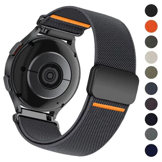 20 มม.22 มม.ห่วงแม่เหล็กสําหรับ Garmin Venu 3/Active band สําหรับ Vivoactive 4 5 6 3 สร้อยข้อมือ Forerunner 165/255/265/965 สายนาฬิกา