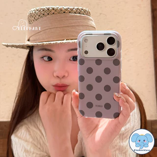 เคสไอโฟน13 17สำหรับ iPhone 12 16 15 17 air 14 13 Pro Max 15 14 Pro 15 16 14 Plus เคสIMD ลายจุดสีพาสเทลน่ารักฮิต