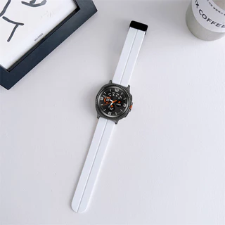 สายซิลิโคนสําหรับ Samsung Galaxy Watch 8 40 มม.44 มม./8 คลาสสิก 46 มม.หัวเข็มขัดแม่เหล็กสําหรับ Galaxy Watch Ultra 2025 47 มม.สร้อยข้อมือ
