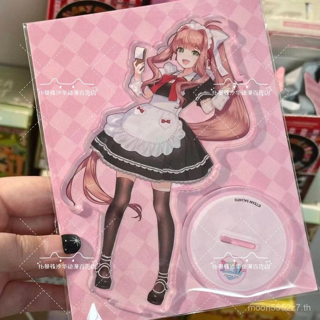 ขายร้อน ddlc Heartbeat Literature Department ญี่ปุ่น Cafe ขาย monika monika ขาตั้งมูลค่าสูงน่ารักเดส