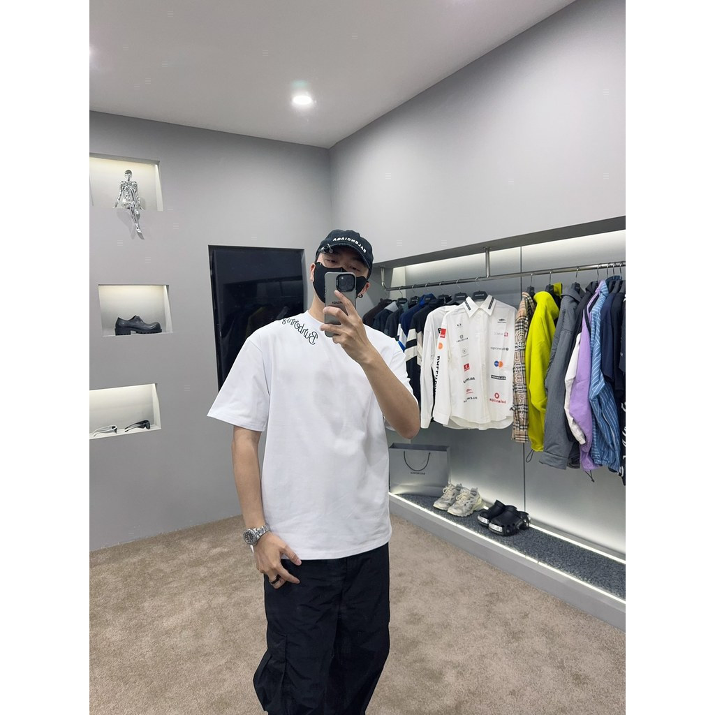 Burber @ ry2026 Star คลาสสิกรอบคอแขนสั้นเสื้อยืดผู้ชายผู้หญิงสไตล์อเมริกันอินเทรนด์สไตล์ตะวันตก Heav