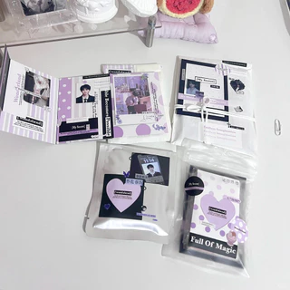 10 ชิ้น/เซ็ต Ins Minimalist สติกเกอร์ปิดผนึกชุดการ์ด DIY วัสดุบรรจุภัณฑ์