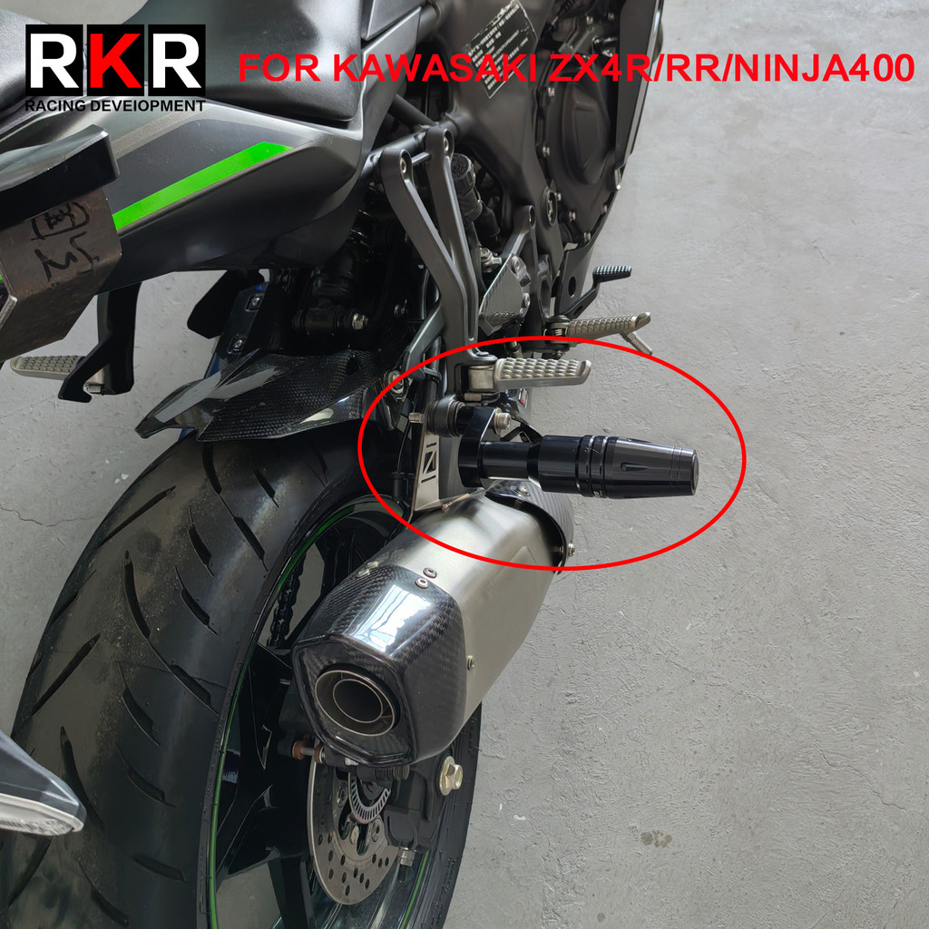 สำหรับ KAWASAKI ZX4RR ZX-4RR Ninja 400 500 Z400 Z500 แผ่นกันกระแทกรถจักรยานยนต์ CNC ป้องกันการตก ตัว