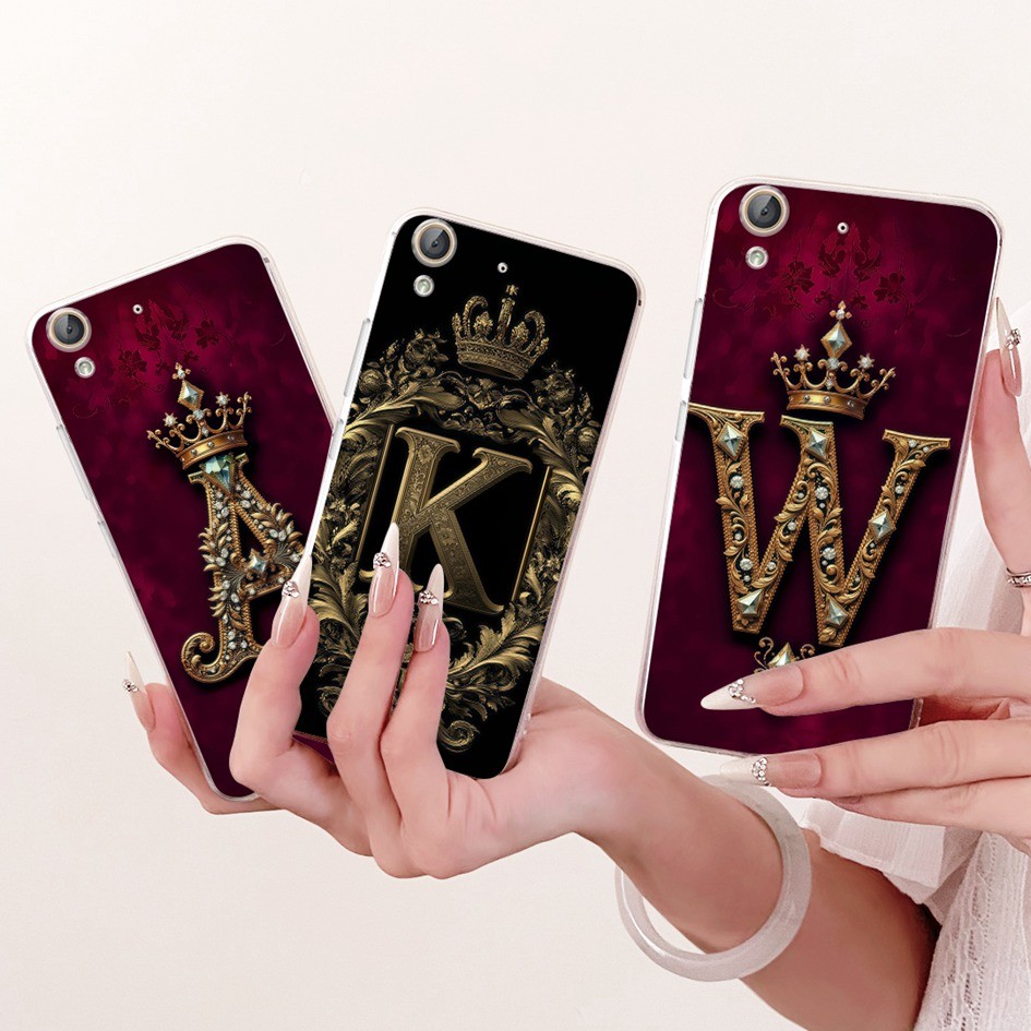 สําหรับ Huawei Y6II Y6ii Y6 2 Y6 II กรณี CAM-L21 หรูหราตัวอักษรเริ่มต้น Crown Soft Slim ซิลิโคนเคสโท