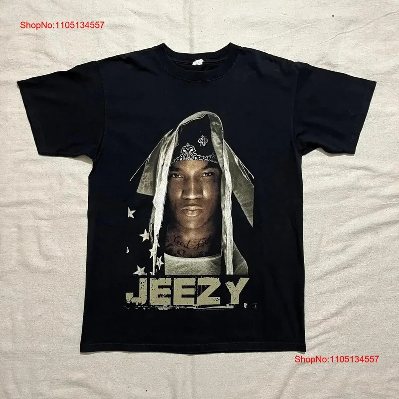 เสื้อยืด HOT Young Jeezy สีดำ ผ้าฝ้าย ทุกขนาด S ถึง 5XL สำหรับแฟนๆ รุ่น MI126 สไตล์วินเทจ แฟชั่น ยืด
