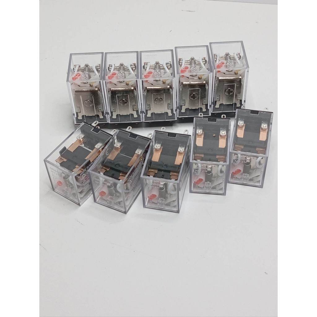 สุดคุ้ม! [10ชิ้น ] MY2N-220AC รีเลย์ Relay MY2N  12VDC 5A 250VAC 5A 28VDC พาวเวอร์รีเลย์ Power  MY2N