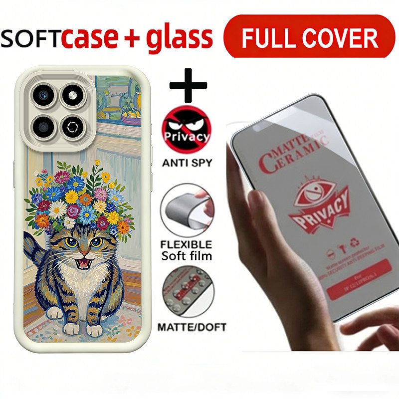 2026 เซรามิคความเป็นส่วนตัวกระจกนิรภัยสําหรับ honor X8C X6C X8B X8A 5G X6B X6A X6 X6S X7 x7a X5C X7D