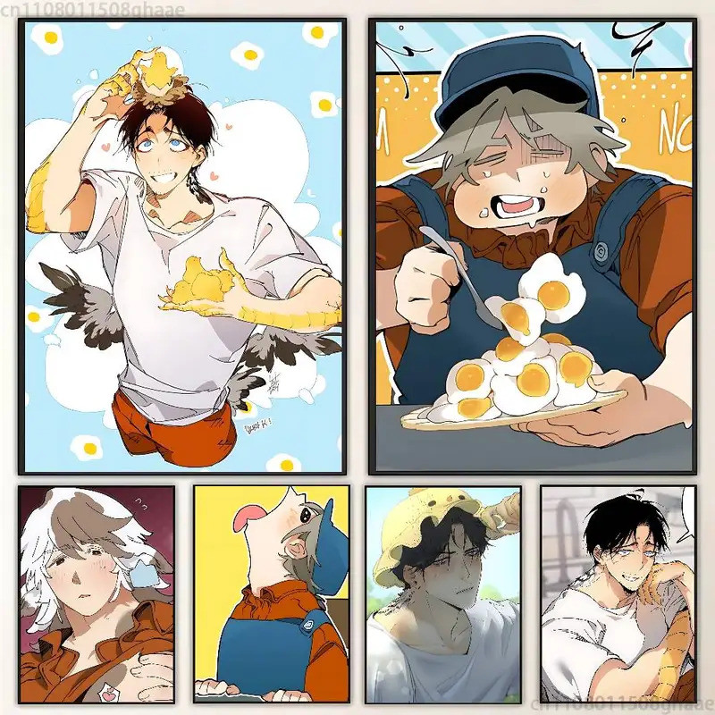 COD Manhwa Mr As Farm Artists ภาพวาดผ้าใบสําหรับห้องนั่งเล่นตกแต่งบ้านโปสเตอร์แฟนของขวัญ-unframed YJ