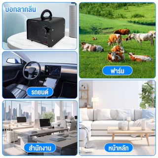 เครื่องอบโอโซน Ozone generator ใช้ฆ่าเชื้อโรค ดับกลิ่นอับ กลิ่นสารเคมี ไม่มีสารตกค้าง จับเวลา 120 นาที