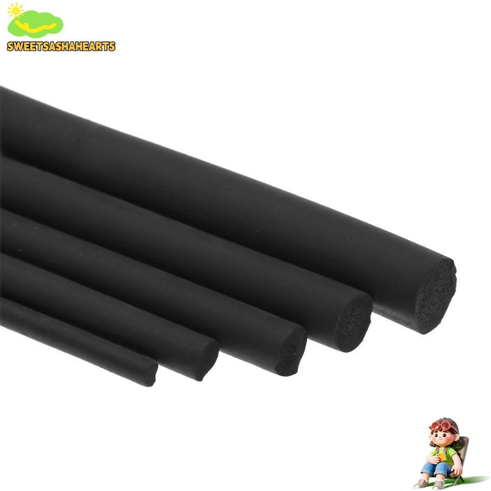 SWEE 5M Car Door Edge Protector Soundproof Industrial O Shape ทนความร้อน Weatherstrip