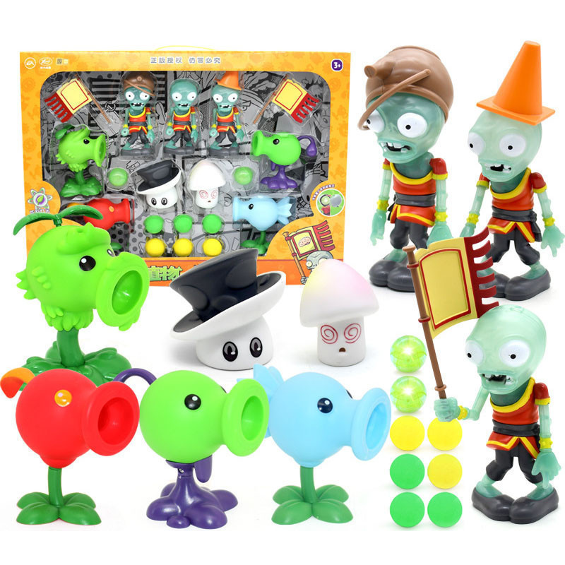 เด็ก New Plant Wars Zombie Boy เสียงและแสง Edition Enchanting เห็ดชุดของเล่น