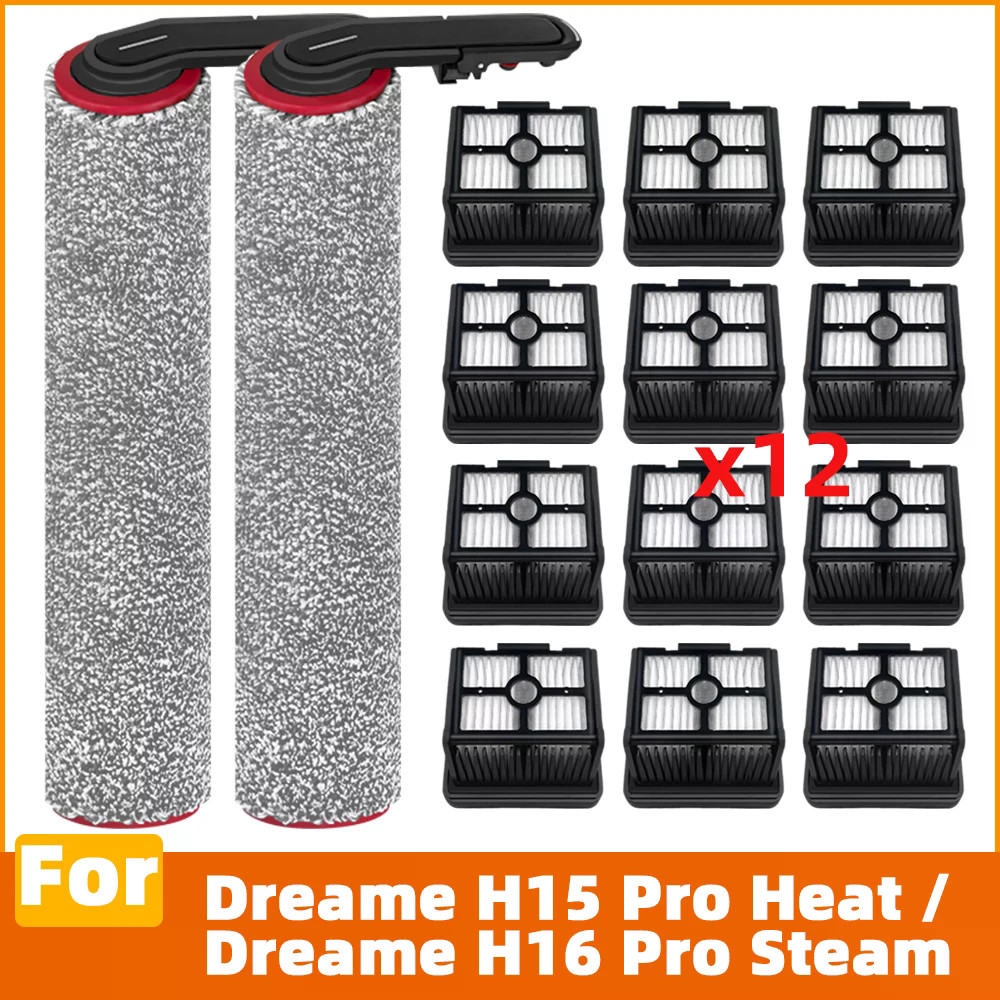 สําหรับ Dreame H15 Pro Heat / H16 Pro อะไหล่สูญญากาศไอน้ํา ตัวกรองแปรงลูกกลิ้ง (NOT สําหรับ Dreame H