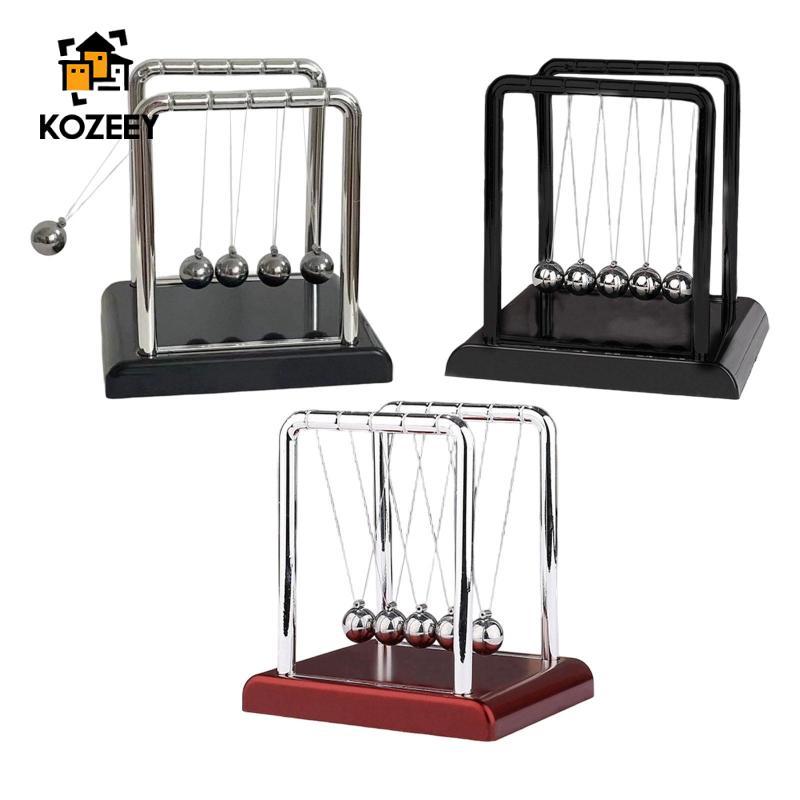 KOZEEY Newton Cradle Pendulum Balls Balance Ball สําหรับห้องนั่งเล่นโต๊ะทํางาน