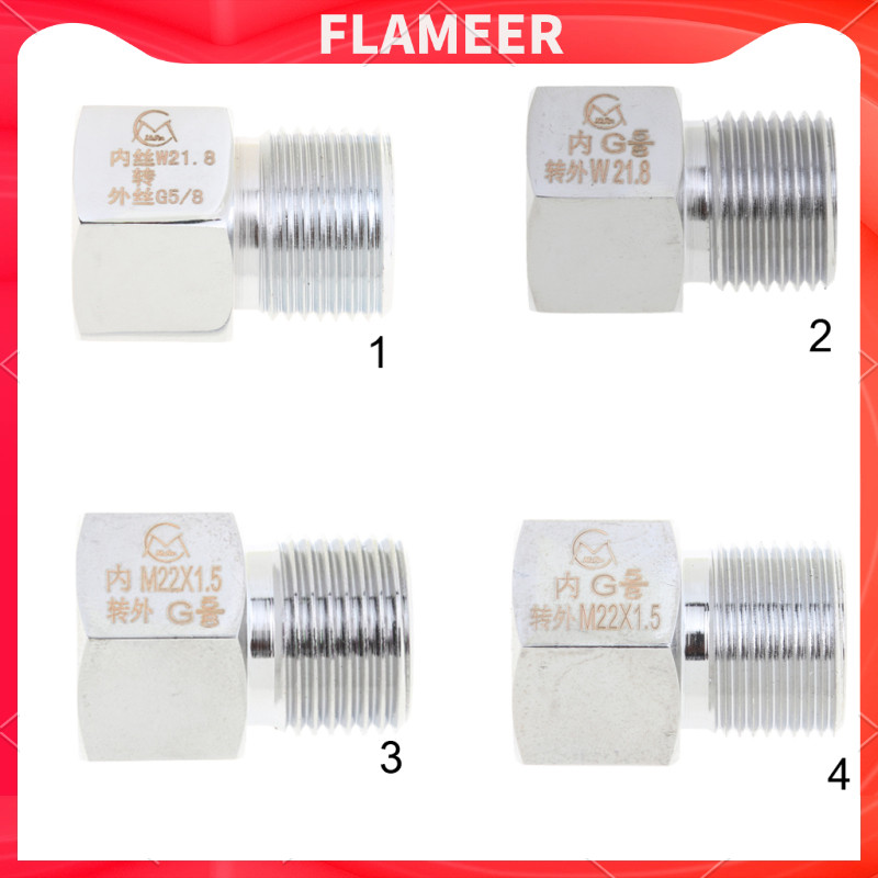 [Flameer] Aquarium CO2 Tank กระบอกอะแดปเตอร์แปลง Bolt Nut สําหรับตัวควบคุม Co2, W21.8 ถึง G5/8 ,G5/8