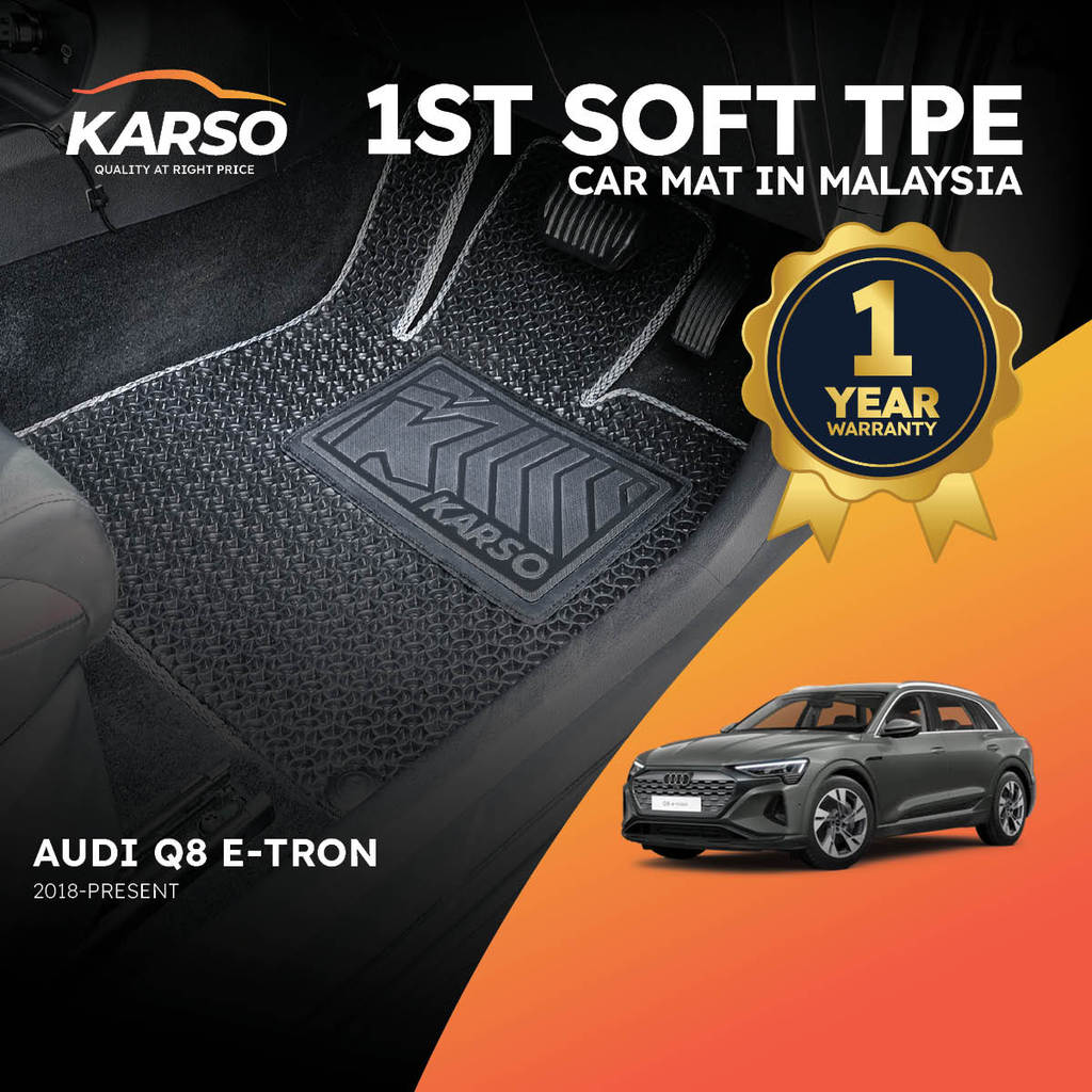 Karso Karpet Kereta พรมรถยนต์ Audi Q8 e-tron (2018-ปัจจุบัน)