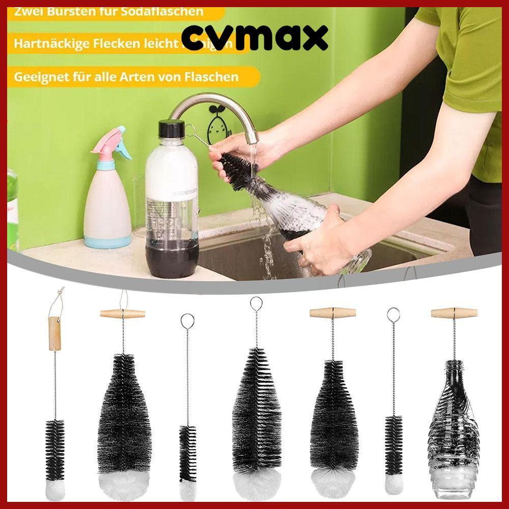 CVMAX Soda Stream Bottle Brush เครื่องดื่มอเนกประสงค์ Wineglass Bottle Cup Home Kitchen Cleaning Bru