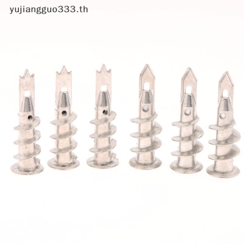 # yujiang # 10 ชิ้นเหล็กโลหะผสมสังกะสีเจาะตัวเอง Anchor 13*41 มม. Plasterboard Drywall Anchor Hollow