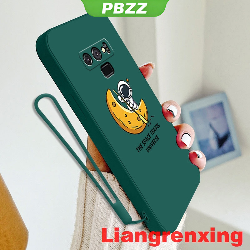 PBZZ เคส SAMSUNG note9 เคสโทรศัพท์มือถือ ซิลิโคนนิ่ม กันกระแทก ลายนักบินอวกาศ สําหรับ SAMSUNG note 9 YTXJY01 น่ารัก ลายการ์ตูน กันกระแทก