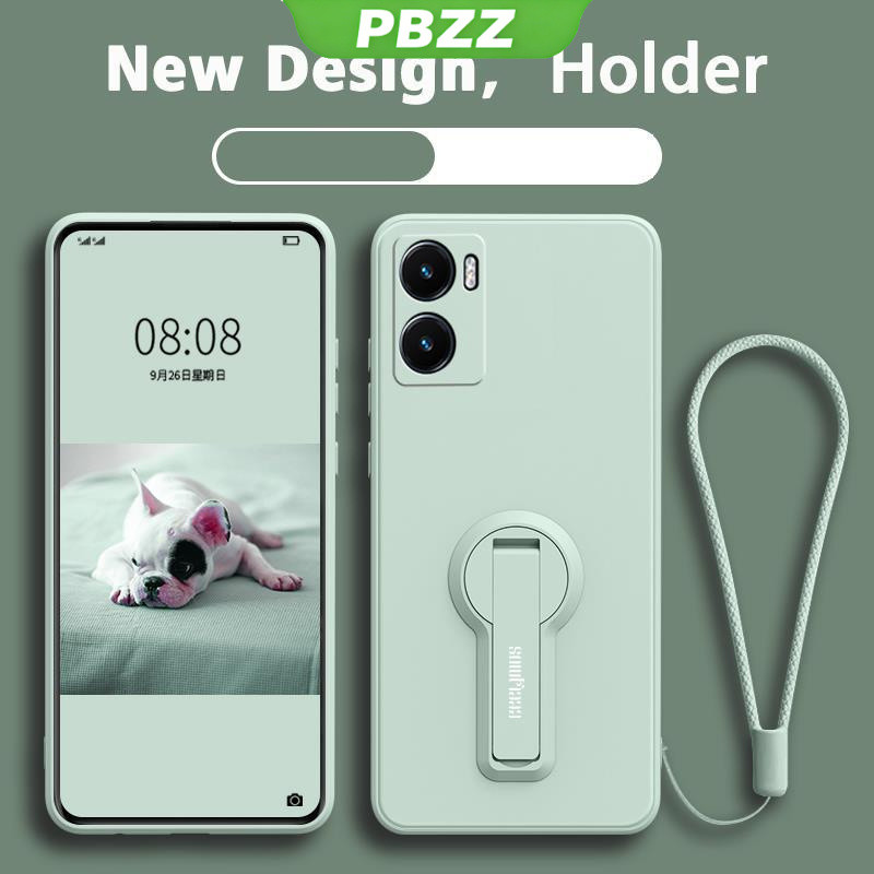 PBZZ FOR เคส ปลอก OPPO A96 4g A76 4g โทรศัพท์กรณี softcase ซิลิโคนเหลวป้องกันเรียบกันกระแทกกันชนปกการออกแบบใหม่360 ° กับผู้ถือ ytxzzj01