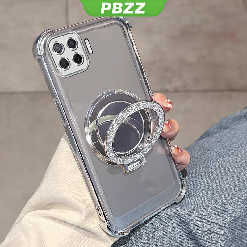 PBZZ FOR เคส Case สำหรับ OPPO A93 4กรัม Reno 4F F17 Pro โทรศัพท์ปลอก softcase ซิลิโคนกันกระแทกปกการออกแบบใหม่ความงามที่ชัดเจนกับผู้ถือ sjsfhzj01