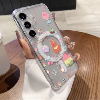 เคสแม่เหล็ก เคส For Samsung A37 A57 A07 4G A17 5G S25 Ultra S26 A06 A56 5G A16 A26 A36 A55 A15 A35 A54 S24 FE เคสทรศัพท์