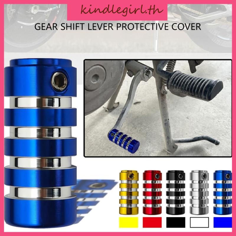 KING อลูมิเนียมรถจักรยานยนต์ Shifter Lever Cover Precisions Fit Foot Pad Pedal Protectors