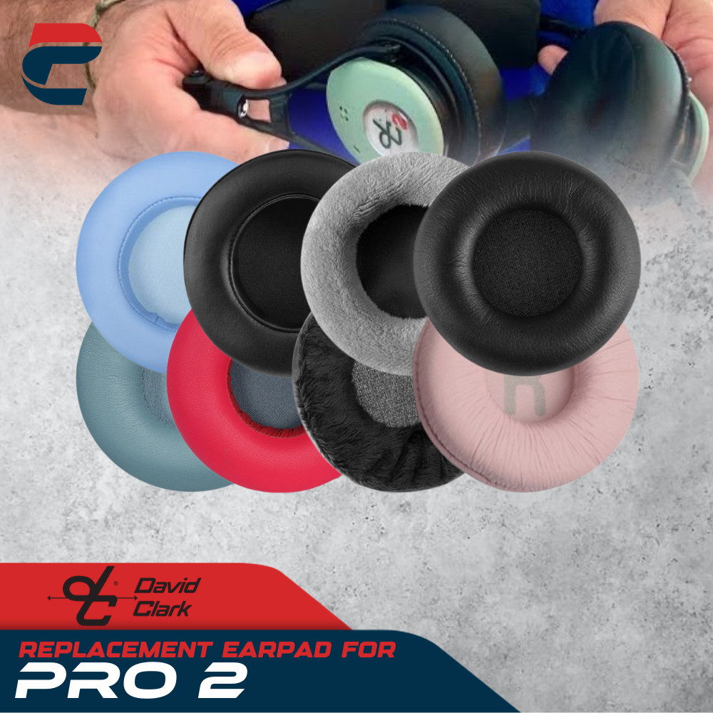 แผ่นโฟมแผ่นรองหูฟัง David Clark Pro 2 Pro2 Pro02 Pro 02 Earcup Pad Earpad Foam