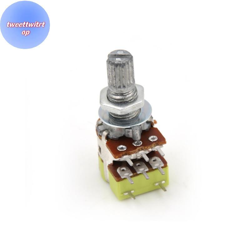 DOUSUN B50K 50K Ohm Dual Linear Taper Volume Control Switchesometer Switch TH