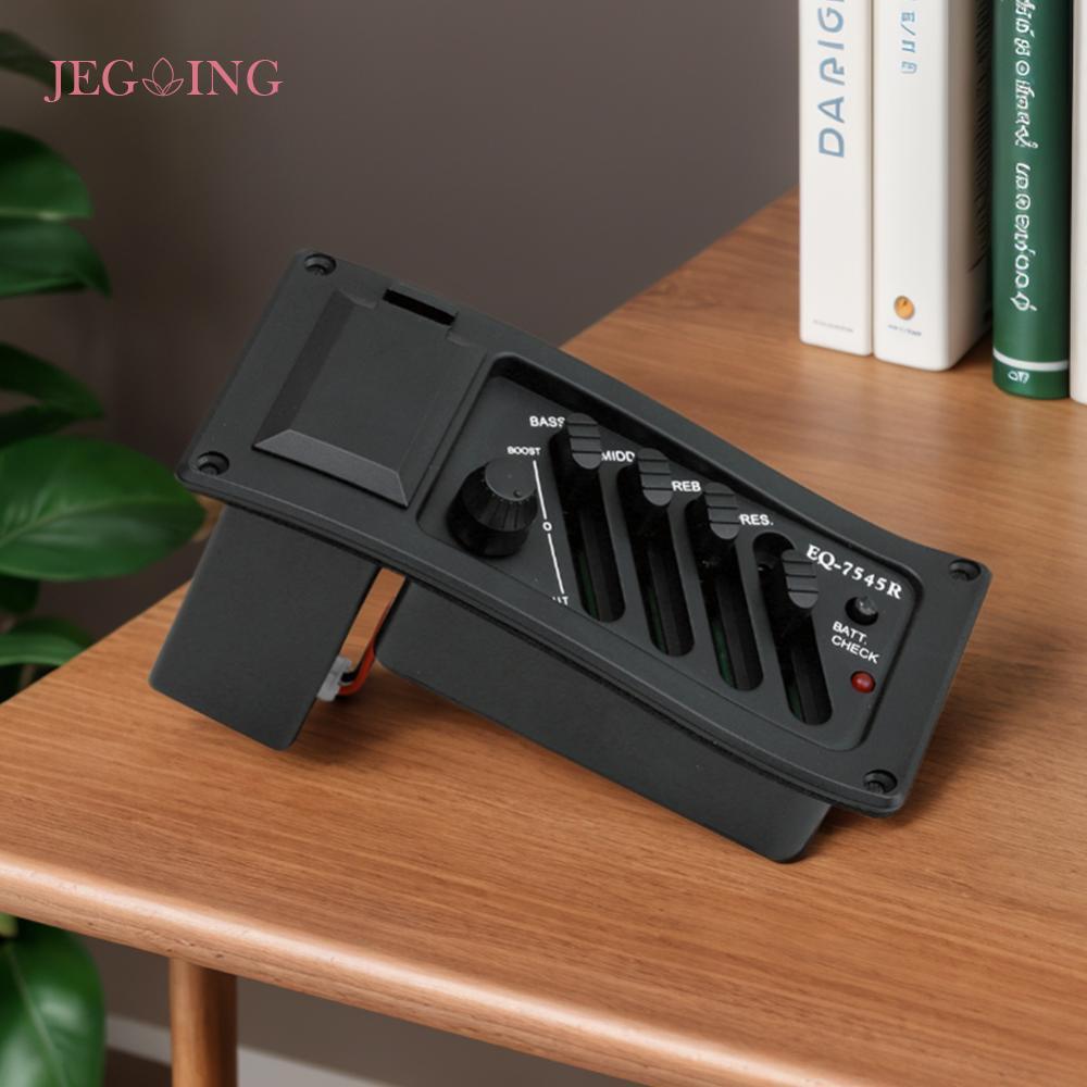 กีต้าร์โปร่ง Pickup Preamp Amplifier Equalizer Tuner สําหรับกีตาร์โปร่ง